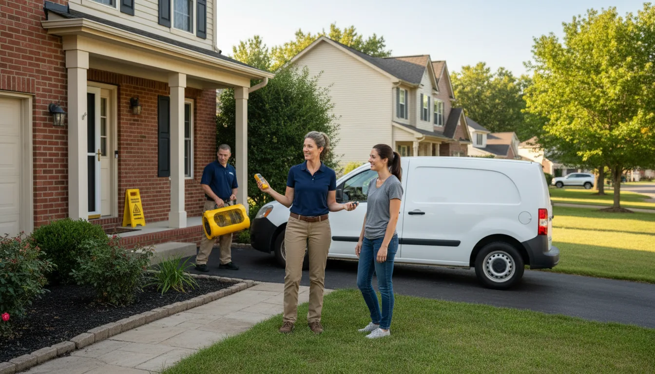 Water restoration image for Dehumidification And Cleanup Services in Creola, AL